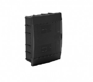 Tablouri si sigurante, Tablou 16 module montaj incastrat ST, negru - savelectro.ro