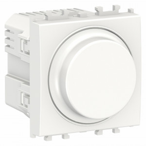 Prize si intrerupatoare, Variator universal rotativ LED, 2 module, alb, Schneider Easy Styl - savelectro.ro
