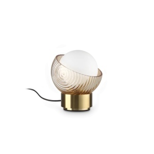 Veioza Bloom SMALL 1xG9, lumina calda (3000 K), IP20, aurie, Ideal Lux