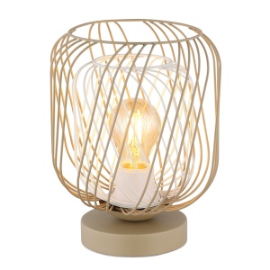 Veioza Dichti, 1xE27, IP20, nisip/alb, Globo Lighting