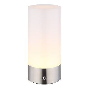 Veioza LED Lex 1.8W, RGBW, IP44, dimabila, nichel mat, Globo Lighting