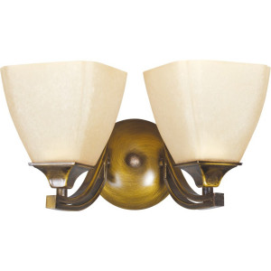 Corpuri de iluminat, Aplica Baldo KL2545, 2xE27, bronz antic+crem, IP20, Klausen - savelectro.ro