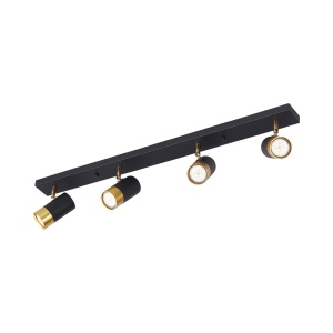 Aplica BR-BV04-00024, 4xGU10, neagra+aurie, IP20, Braytron [1]- savelectro.ro