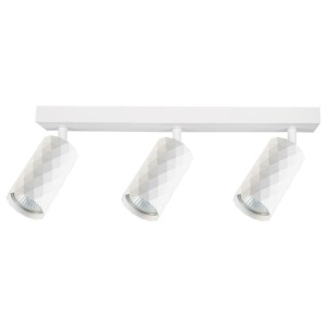Aplica de perete Glamour, 3xGU10, alba, design triunghiular, Masterled