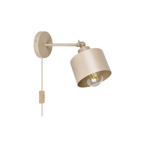 Aplica Elza 1xE27, cablu, intrerupator, IP20, bej, Masterled