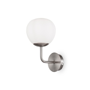 Corpuri de iluminat, Aplica Erich MOD221-WL-01-N, 1xE14, alba+nichel, IP20, Maytoni - savelectro.ro