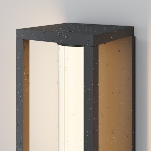 Aplica exterior LED Expo 12W, 650lm, lumina calda (3000 K), IP54, neagra, Outdoor [3]- savelectro.ro