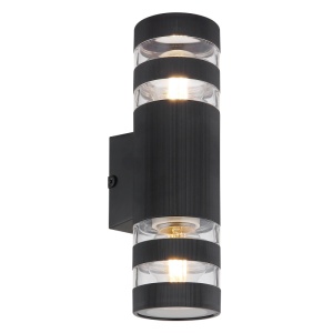 Aplica Hayes 2xE27, IP20, neagra mat, Globo Lighting