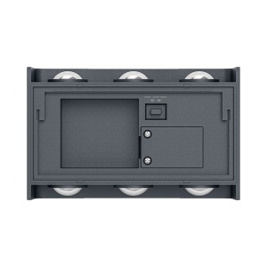 Aplica LED exterior 6x1W, 480lm, lumina calda/neutra/rece, IP65, gri inchis, Braytron [5]- savelectro.ro