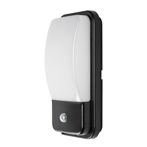 Aplica LED exterior Matzen, 20W, 1860 lm, lumina neutra (4000 K), senzor infrarosu, IP65, neagra, Rabalux