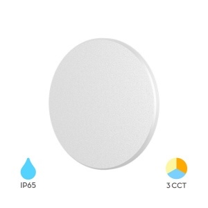 Aplice LED, Aplica LED exterior Palermo 8W, 760lm, lumina calda/neutra/rece, IP65, alba, Braytron - savelectro.ro