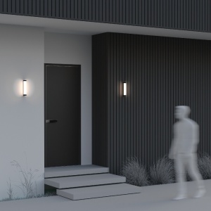 Aplica LED exterior Rounge, 12W, lumina calda (3000K), IP54, neagra, Maytoni [5]- savelectro.ro