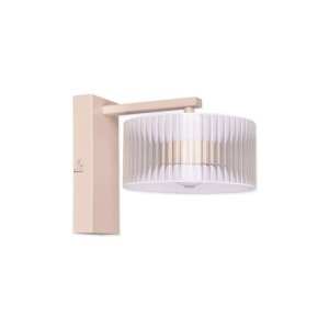 Aplice LED, Aplica LED Hoop, 8W, 550 lm, lumina neutra (4000 K), IP20, bej+transparenta, Klausen - savelectro.ro