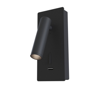 Aplica LED Mirax C041WL-L3B3K, 3W, 200lm, lumina calda, IP20, neagra, Maytoni [4]- savelectro.ro