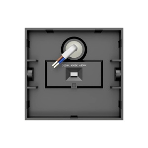 Aplica LED pentru exterior Vekta, 6W, 600lm, temperatura de culoare ajustabila (3000K-6500K), gri, Braytron [6]- savelectro.ro