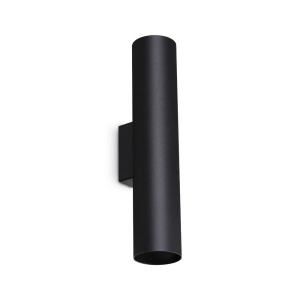 Aplice, Aplica Look rotunda D60 H300, 2xGU10, IP20, neagra, Ideal Lux - savelectro.ro