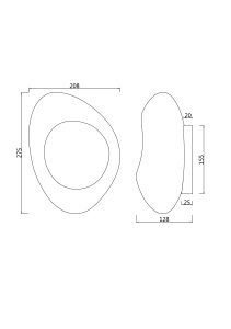 Aplica Mabell MOD306WL-01G, 1xE14, aurie+neagra, IP20, Maytoni [5]- savelectro.ro