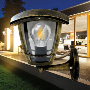 Aplica pentru exterior Berlin, 1 bec, dulie E27, bronz, Braytron [2]- savelectro.ro