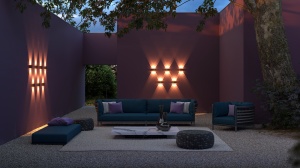 Aplica pentru exterior LED Strato O417WL-L4B3K, 4W, 380lm, lumina calda, IP54, neagra, Maytoni [2]- savelectro.ro