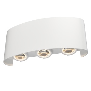 Aplica pentru exterior LED Strato O417WL-L6W3K, 6W, 594lm, lumina calda, IP54, alba, Maytoni [4]- savelectro.ro