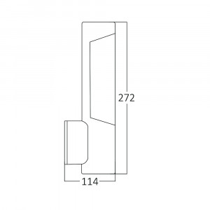Aplica pentru exterior LED Tarus, 7W, 600lm, lumina calda (3000K), cu senzor de miscare, gri, Braytron [6]- savelectro.ro