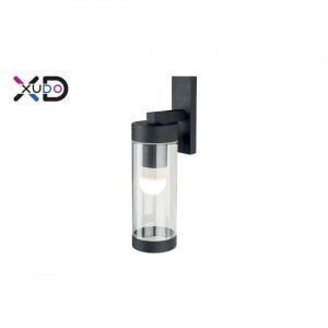 Corpuri de iluminat exterior, Aplica pentru exterior Xudo, 1xE27, negru - savelectro.ro