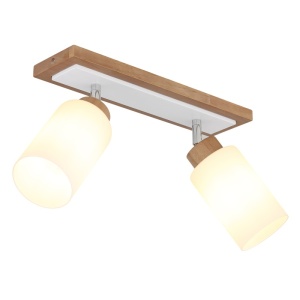 Aplica Rowena, 2xE27, IP20, maro/alb mat, Globo Lighting [3]- savelectro.ro