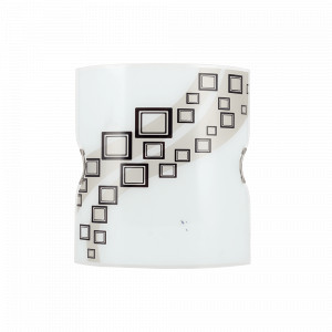 Aplica Rubik KL8006, 1xE27, alba+neagra, IP20, Klausen