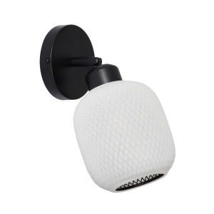 Corpuri de iluminat, Aplica Sundre AP1, E27, alba, neagra, Klausen - savelectro.ro