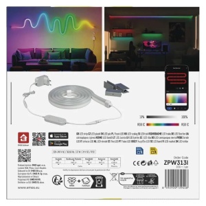 Banda LED flexibila GoSmart NEON White 3 m, 23 W, RGBIC, WiFi [8]- savelectro.ro