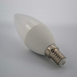 Bec LED 5W(35W) Braytron, C37, E14, 6500 K, 450 lm, lumina rece(6500 K), clasa energetica F [5]- savelectro.ro