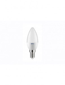 Becuri LED E14, Bec LED 8W(55W) GTV, E14, 720 lm, lumina neutra (4000 K), clasa energetica F - savelectro.ro