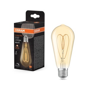 Becuri Vintage, Bec LED 8W(60W) Osram, E27, 806 lm, lumina calda(2200K), stil vintage, clasa energetica F - savelectro.ro