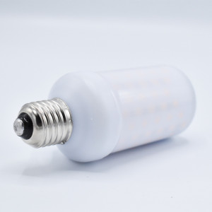 Bec LED efect flacara 5W (10W), E27, 150 lm, lumina calda (1300K), opal, Optonica