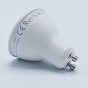 Bec led GU10 7W (40W), 560 lm, 38 grade, lumina calda (2700K), semiclar, Optonica