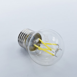Bec led sferic Vintage filament 4W (32W), E27, G45, 400lm, lumina rece (6000K), clar, Optonica