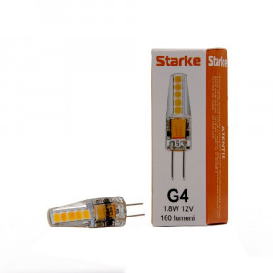 Bec LED Starke, 1.8W, G4, 160lm, lumina calda (3000K), 12V, clasa energetica F [3]- savelectro.ro
