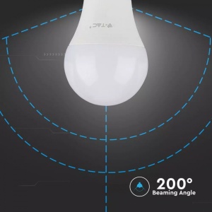 Bec LED V-TAC, E27, 11W(75W), 1055 lm, lumina calda (3000K), clasa energetica F [4]- savelectro.ro