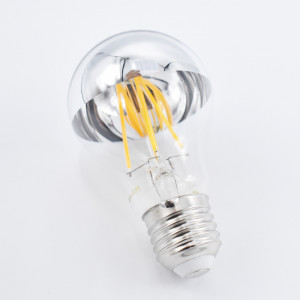Bec LED Vintage filament 7W (53W),  800 lm, E27, lumina calda (2700K), argintiu, Optonica