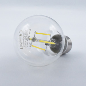 Bec Vintage LED 6W(42W), 630 lm, forma A60, transparent, lumina naturala (4000 K), A+, Optonica