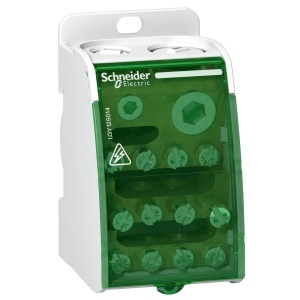 Accesorii Sigurante, Bloc distributie repartitor etajat Schneider Electric LGY125014, 1P, 250A, 14 gauri, cu surub - savelectro.ro