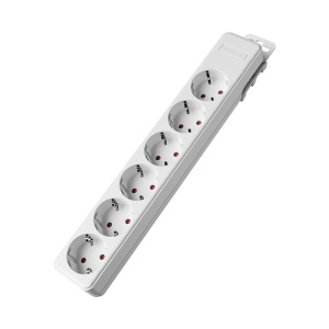 Bloc multipriza Braytron, 6 prize, protectie copii, alb [1]- savelectro.ro