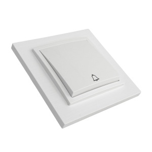 Prize si intrerupatoare, Buton sonerie, alb, 10A, Olbia Titan - savelectro.ro