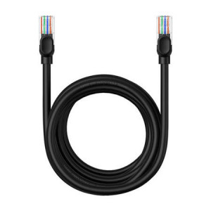 Cablu de rețea Ethernet CAT5,5 m, negru, Baseus [1]- savelectro.ro
