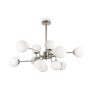 Candelabru Erich MOD221-PL-12-N, 12xE14, alb+nichel, IP20, Maytoni [1]- savelectro.ro