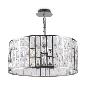 Corpuri de iluminat, Candelabru Gelid MOD184-PL-04-CH, 4xE27, crom+transparent, IP20, Maytoni - savelectro.ro