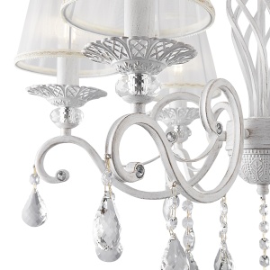 Candelabru Grace ARM247-06-G, 6xE14, alb+auriu, IP20, Maytoni [4]- savelectro.ro