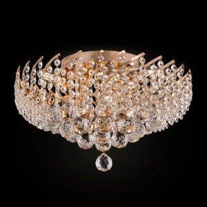 Candelabru Karolina DIA120-06-G, 6xE27, auriu+transparent, IP20, Maytoni [2]- savelectro.ro