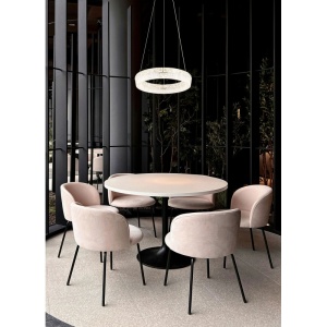 Candelabru LED Laurel 24W, 2200 lm, lumina calda/neutra/rece, cristale, Ø40 cm, telecomanda, dimabil, crom, Globo Lighting [8]- savelectro.ro