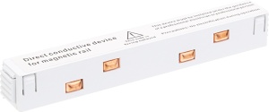 Conector drept pentru sina magnetica M20/M35, alb, Optonica [1]- savelectro.ro